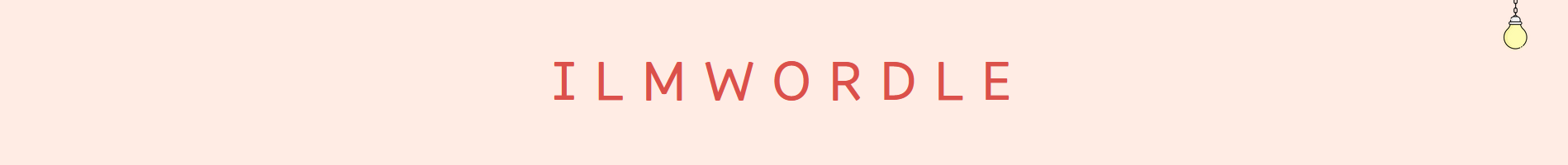 Screenshot of the ILMWordle website